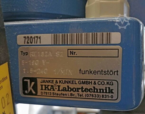 IKA LR 2000 V laboratoriereaktor komplet sæt Ultra-Turrax T25 RE 162 P vandbad LT5 IKA LR 2000 V