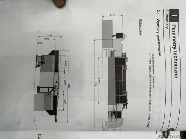 เครื่องเจียรขอบเชื่อม 8000 มม. MIBA LNF 65