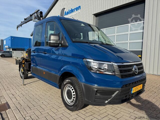 Flatbed with crane VW Crafter, Doka, Crane HIAB T023- 3, Only 36.000 Km