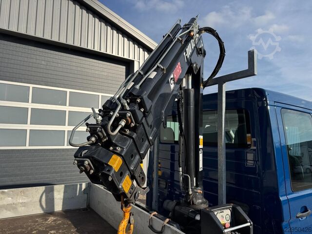 Flatbed with crane VW Crafter, Doka, Crane HIAB T023- 3, Only 36.000 Km
