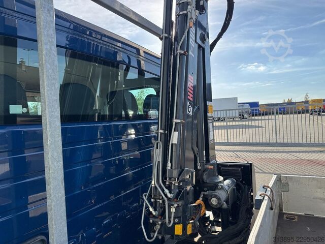 Flatbed with crane VW Crafter, Doka, Crane HIAB T023- 3, Only 36.000 Km