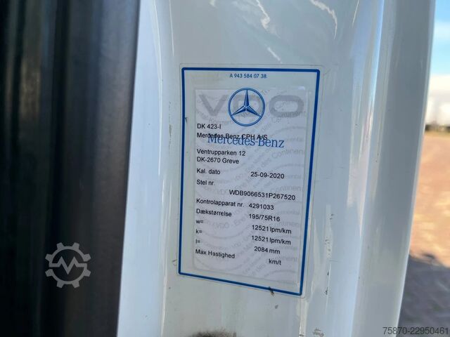 Duba panelată Mercedes-Benz SPRINTER, 516 CDI KASSEVOGN R2 2.2 BLuetec