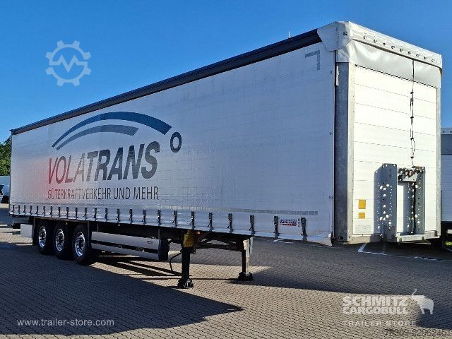 Atvira puspriekabė su tentu Schmitz Cargobull Curtainsider Standard Getränke