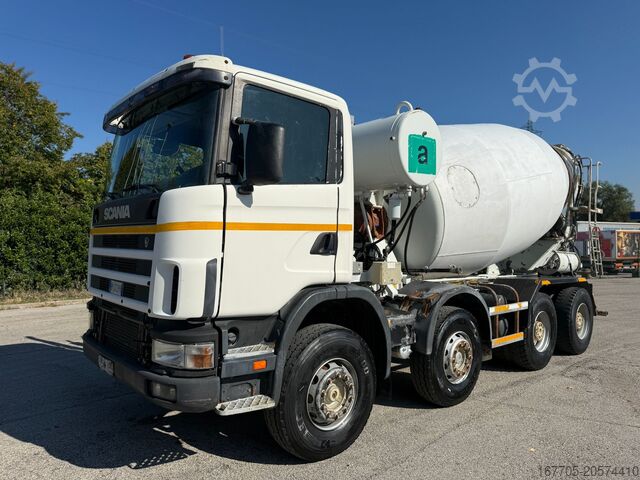Automatisk betongblanderbil SCANIA CV R 124 CB 8X4 HZ 420
