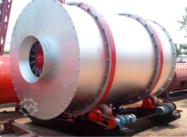 Triple pass rotary drum dryer for sand 