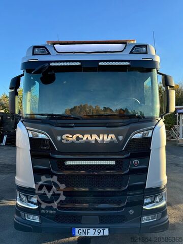 Transportador de madera Scania R730 V8 6X4, Retarder, Timber-truck + Kran, 2020