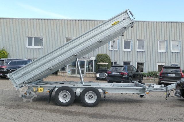 Trosmjerni kiperski prikolica HUMBAUR HTK 135024 L, verzinkt, Tieflader, 9.800 kg NL