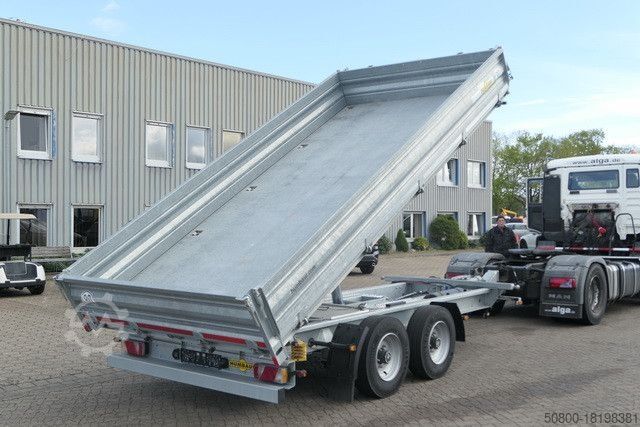 Trosmjerni kiperski prikolica HUMBAUR HTK 135024 L, verzinkt, Tieflader, 9.800 kg NL