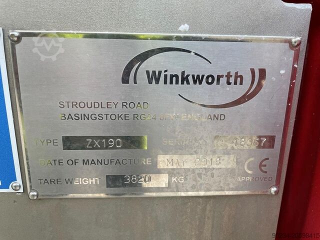 190 litran Winkworth ZX190-9 ruostumattomasta teräksestä valmistettu sekoitin/ekstruuder WINKWORTH ZX190-9