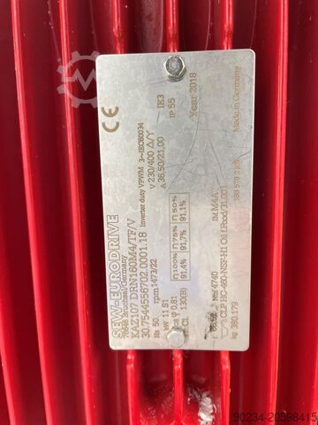 190 litran Winkworth ZX190-9 ruostumattomasta teräksestä valmistettu sekoitin/ekstruuder WINKWORTH ZX190-9