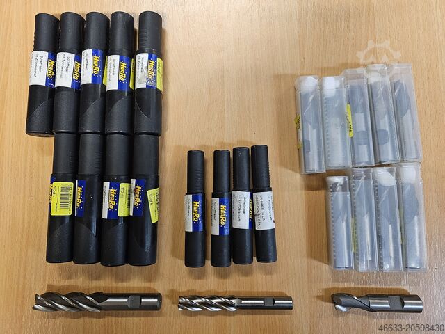 25 kom. HSS osovinskih glodala, novo, Ø 12, 16