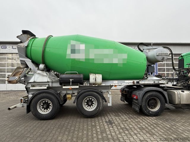 Betonszállító teherautó Liebherr Betonmischer Concrete Auflieger 10 m³