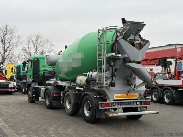 Betonszállító teherautó Liebherr Betonmischer Concrete Auflieger 10 m³