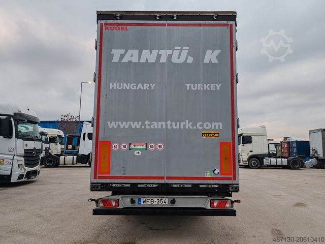 Semi-reboque aberto com lona KÖGEL S24-1 mega