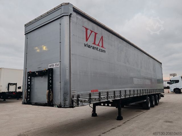 Semi-reboque aberto com lona KÖGEL S24-1 mega