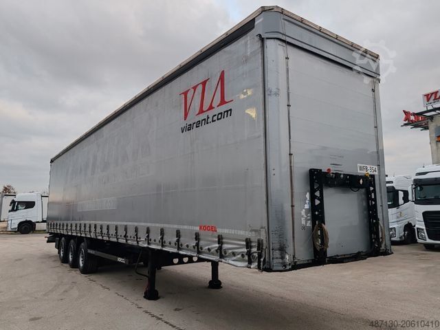 Semi-reboque aberto com lona KÖGEL S24-1 mega