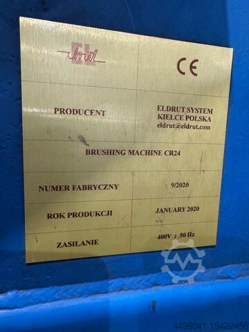Unitate de control ELDRUT SYSTEM, Kielce, Poland Brushing Machine CR24