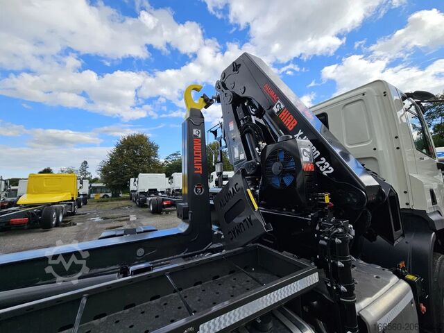 Container transport (hook-lift system) DAF CF 450 FAW 8x4 + Container hook MULTILIFT 22T ...