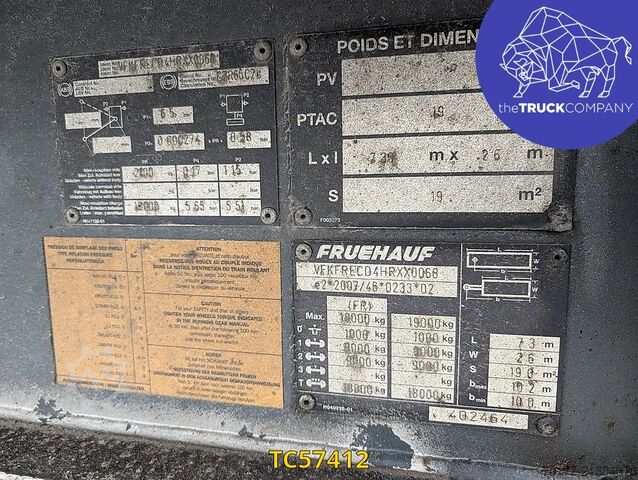 স্লাইডিং tarpaulins Fruehauf PLSC