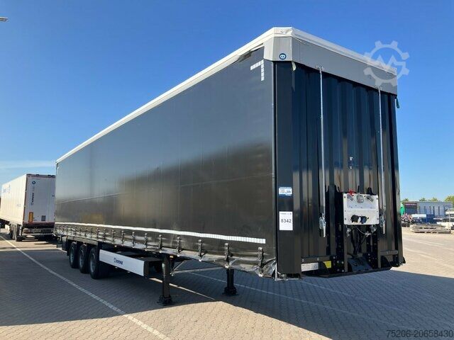 Отворено полуремарке с брезент Krone Mega Liner SDP 27 eLG50-CS