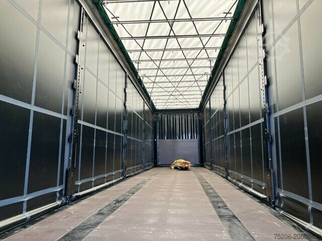 Отворено полуремарке с брезент Krone Mega Liner SDP 27 eLG50-CS