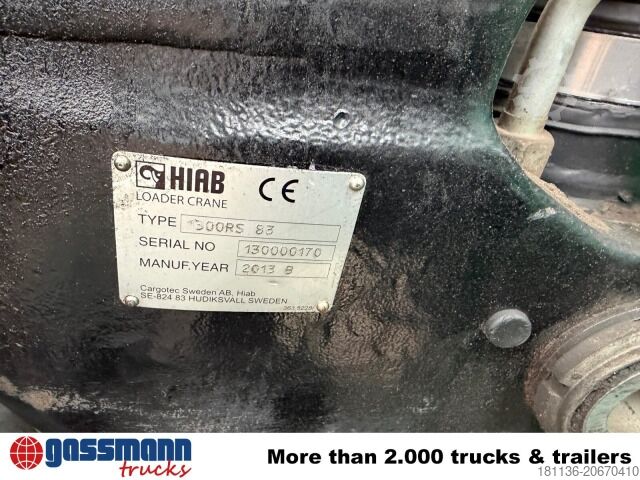 حاوية متدحرجة Abrollcontainer mit Kran Jonsered 1300RS83