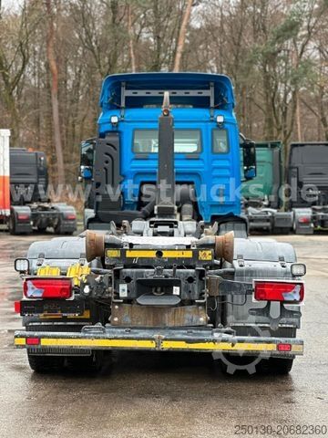 Kanca kasalı yük kamyonu (roll-off) MAN TGS 26.440 6x4 Blatt-/Luft Meiller-Abrollkipper
