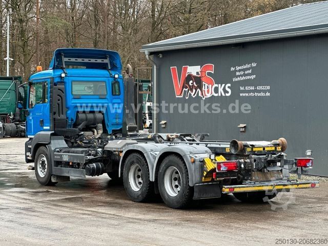 Kanca kasalı yük kamyonu (roll-off) MAN TGS 26.440 6x4 Blatt-/Luft Meiller-Abrollkipper