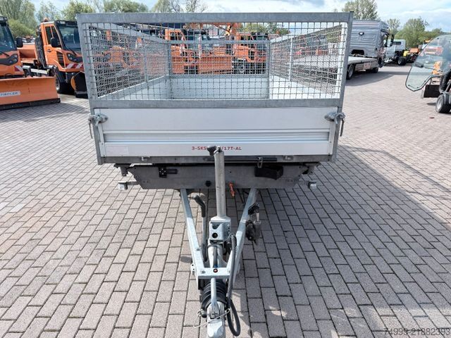 Üç yöne devirmeli römork PONGRATZ 3-SKS 3600/17 , Kipper,Funk, Rampen, Laubgitter,