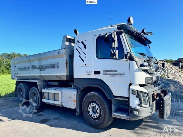 垃圾车 Volvo FMX 540 6x4 Plow Rigged Tipper Truck. Low KM!