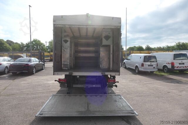Transportador con plataforma y toldo iveco Daily 70C18H D70C DoKa LBW AHK Klima Tempomat Regaleinbauten COC Standheizung