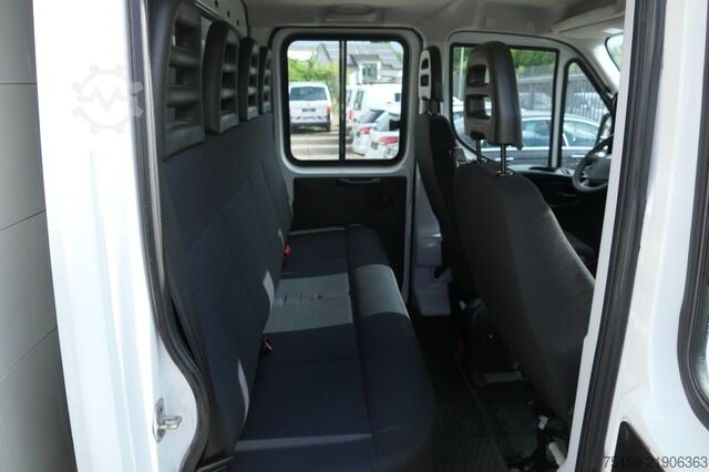 Transportador con plataforma y toldo iveco Daily 70C18H D70C DoKa LBW AHK Klima Tempomat Regaleinbauten COC Standheizung