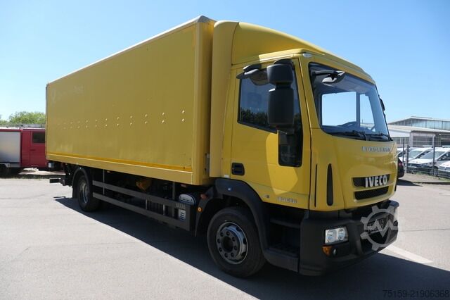 Camión caja iveco EuroCargo ML 120 E 28 AHK LBW