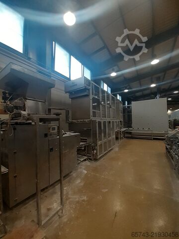 Linea industriale per panini, forno tunnel Koenig- Kemper 