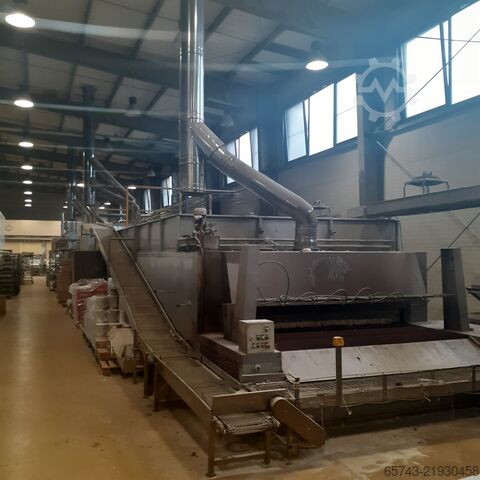 Linea industriale per panini, forno tunnel Koenig- Kemper 