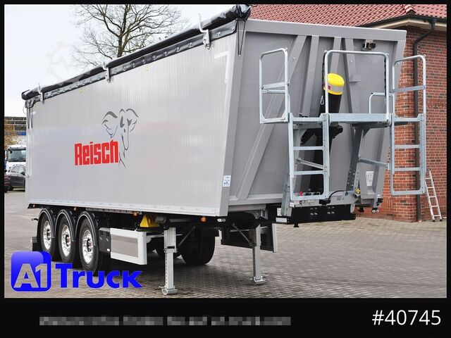 Tippsemitrailer REISCH RHKS, Al 50m³, NEU Pedelklappe, Alu, Lift
