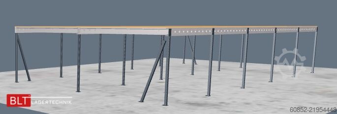Uzglabāšanas platforma 10x20m Lagerbühne , Belastung : 500kg/qm Unterkante: 3m ,ca. 200qm , Systembühne