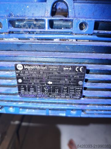 Motor com bombas Marelli  BM MA 100LA4 – B5
