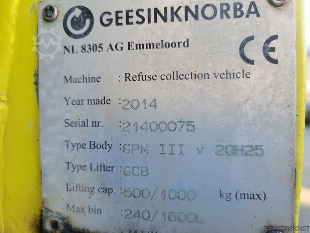 Vuilniswagen Volvo FE 280