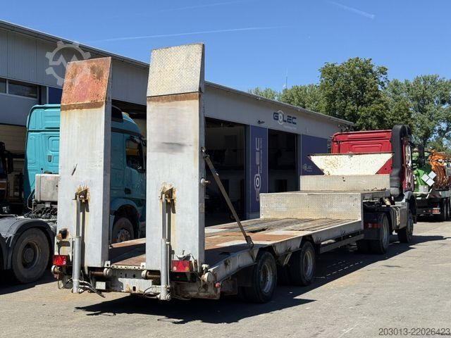 Tieflader-Sattelauflieger MÜLLER-MITTELTAL TS2 KOMPAKT Tieflader 2 Achse Hydr. Rampen