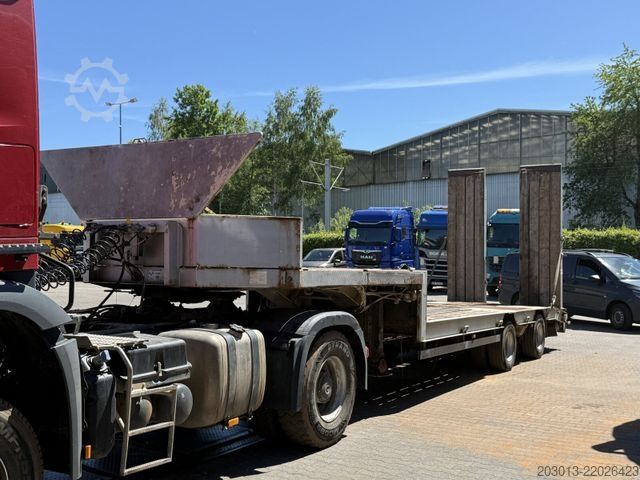 Tieflader-Sattelauflieger MÜLLER-MITTELTAL TS2 KOMPAKT Tieflader 2 Achse Hydr. Rampen