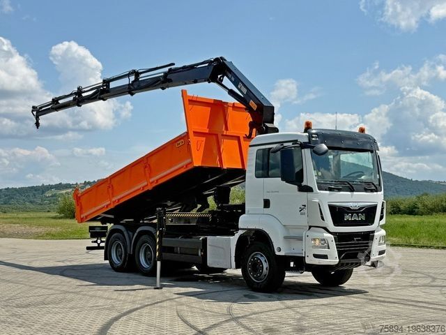 Gru montata su autocarro MAN TGS 33.440 * HIAB X-HIDUO 188 E-5 + FUNK * 6x4