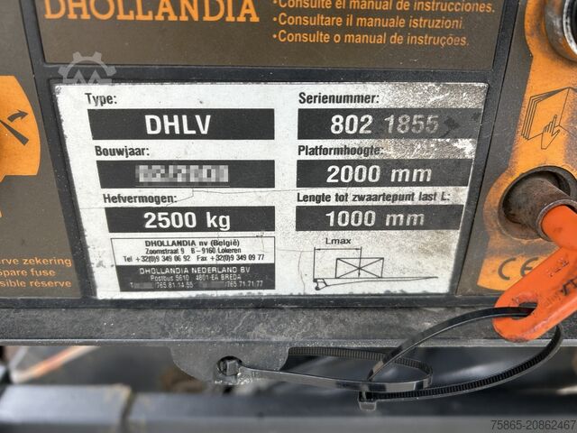 Box body Pacton B2-001 / Box / Loadlift 2500 kg / BPW Drum / NL...