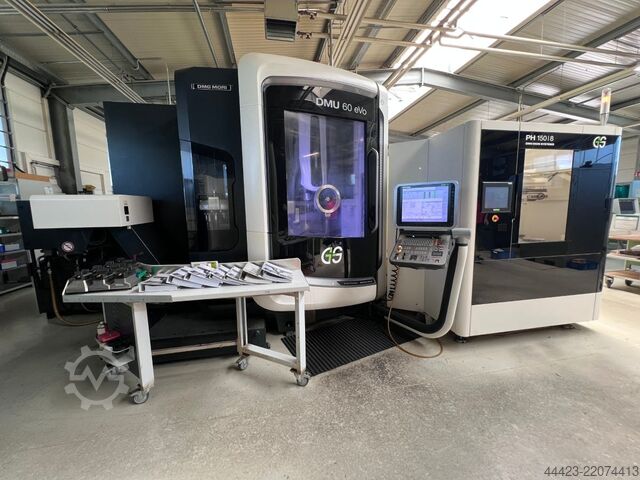 5-Achs Bearbeitungszentrum DMG MORI DMU 60 eVo + PH 150