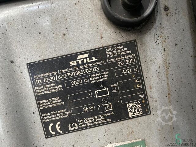 Empilhador Still RX 70-20/600 T RX70 (T)