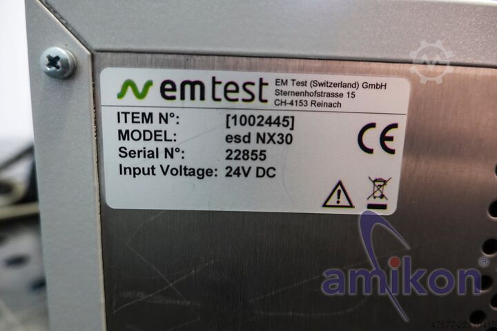 EMC試験装置（ケース付き） EM TEST / AMETEK esd NX30 ESD Simulator 30kV