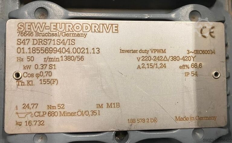 Transportador de rodillos motorizado AMI Fördertechnik Flachriemen mit Antrieb
