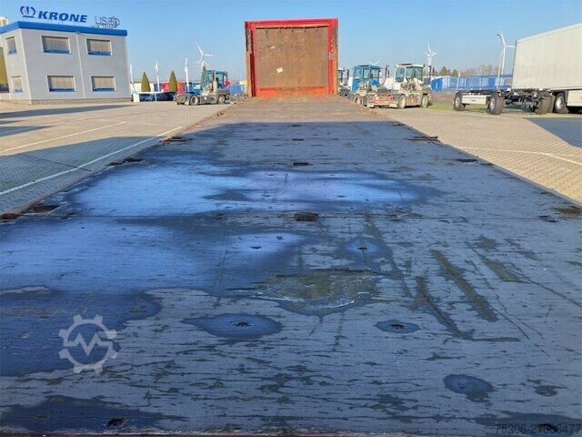 Відкритий напівпричіп Krone Mega Liner Plateau mit Containerverriegelungen SDP 27 eLCVB4-S
