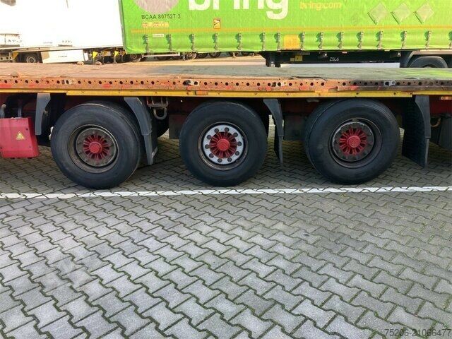 Відкритий напівпричіп Krone Mega Liner Plateau mit Containerverriegelungen SDP 27 eLCVB4-S