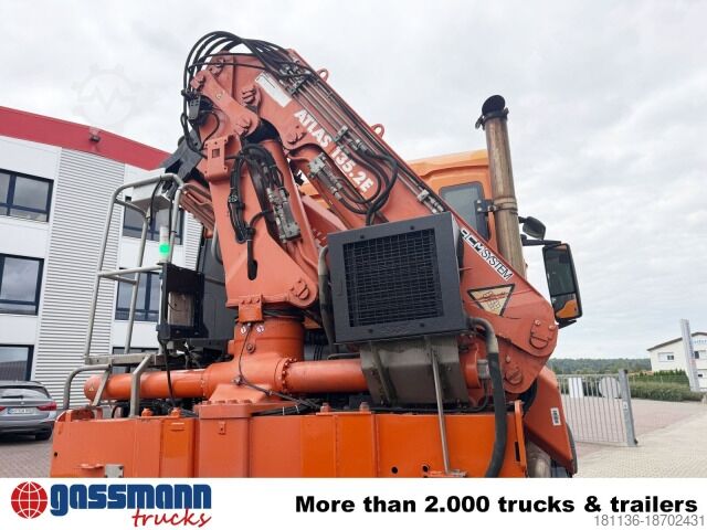 Camion benne à bras amovible MAN TGS 35.440 8x4 BL, Meiller 19.62, Atlas Kran